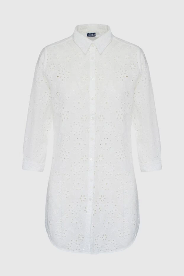 MC2 Saint Barth жіночі рубашка з бавовни біла жіноча купити фото з цінами 160467 - фото 1