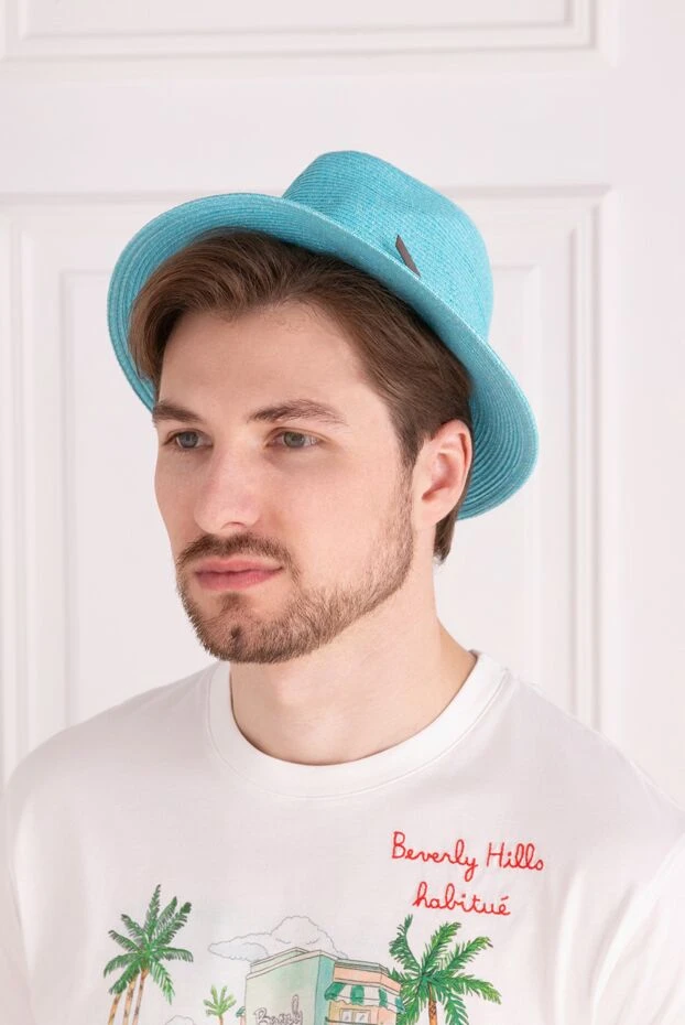 MC2 Saint Barth man cotton and polyester hat blue for men buy with prices and photos 160490 - photo 2