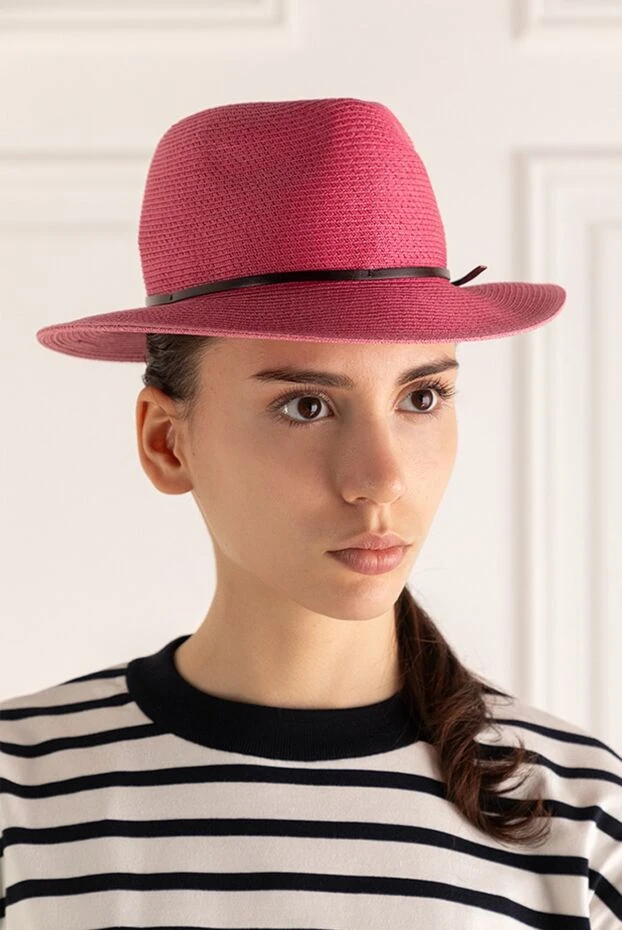 MC2 Saint Barth woman cotton and polyester hat pink for men buy with prices and photos 160492 - photo 2