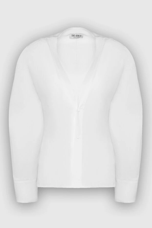 The Attico женские блуза из хлопка белая женская купить с ценами и фото 160500 - фото 1