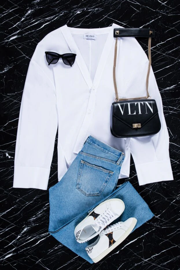 The Attico classic light blue women's jeans 160501 - photo 2