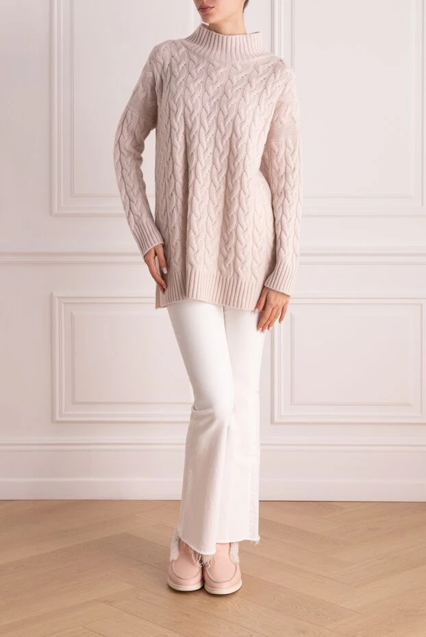 Panicale woman pink cashmere jumper for women buy with prices and photos 160548 - photo 2