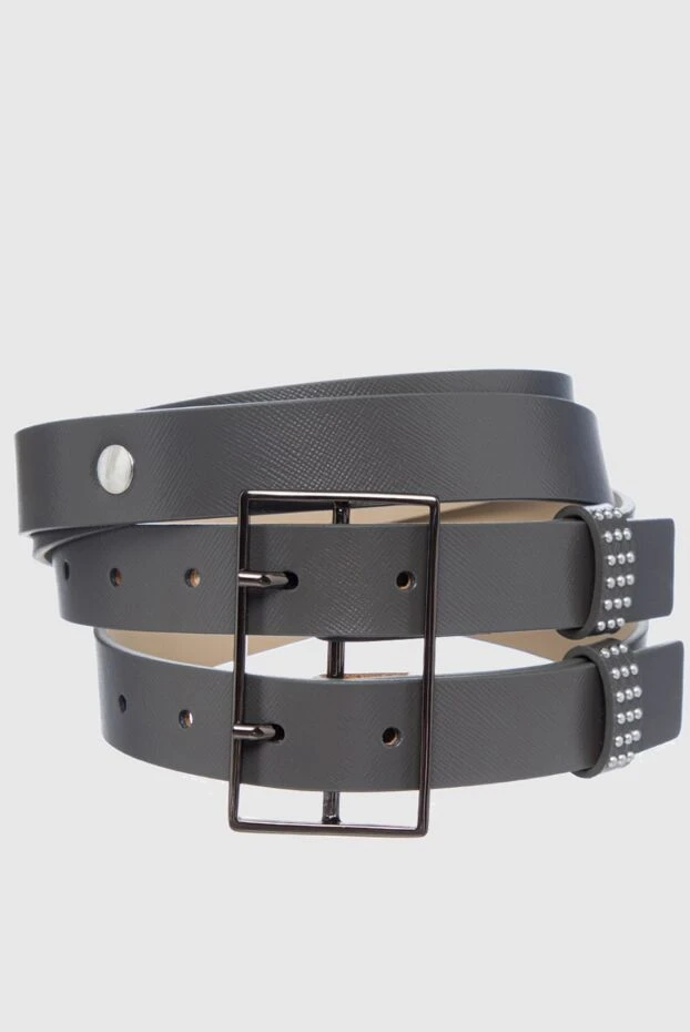 Panicale woman gray leather belt for women buy with prices and photos 160562 - photo 1