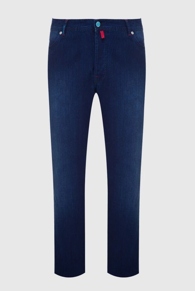Kiton мужские джинсы из хлопка синие мужские купить с ценами и фото 160571 - фото 1