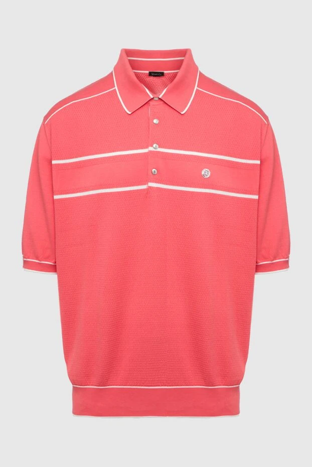 Stefano Ricci orange cotton polo for men 160642 - photo 1