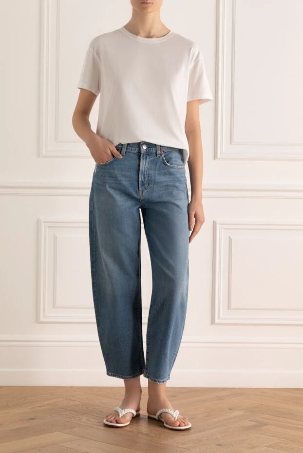 Citizens of Humanity woman blue cotton jeans for women buy with prices and photos 160669 - photo 2