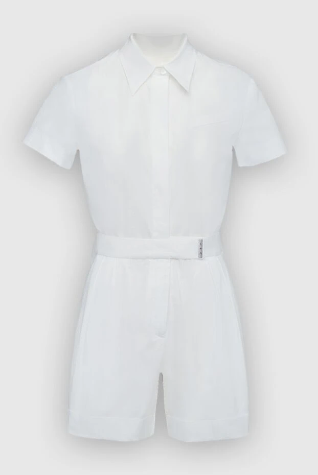 Lorena Antoniazzi woman white cotton and elastane overalls for women buy with prices and photos 160699 - photo 1