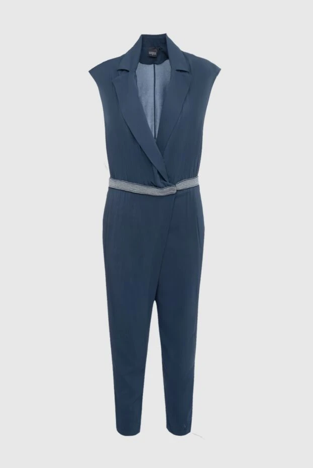 Lorena Antoniazzi woman jumpsuit made of viscose and elastane blue for women 160705 - photo 1