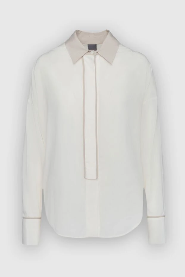 Lorena Antoniazzi woman white cotton blouse for women buy with prices and photos 160716 - photo 1