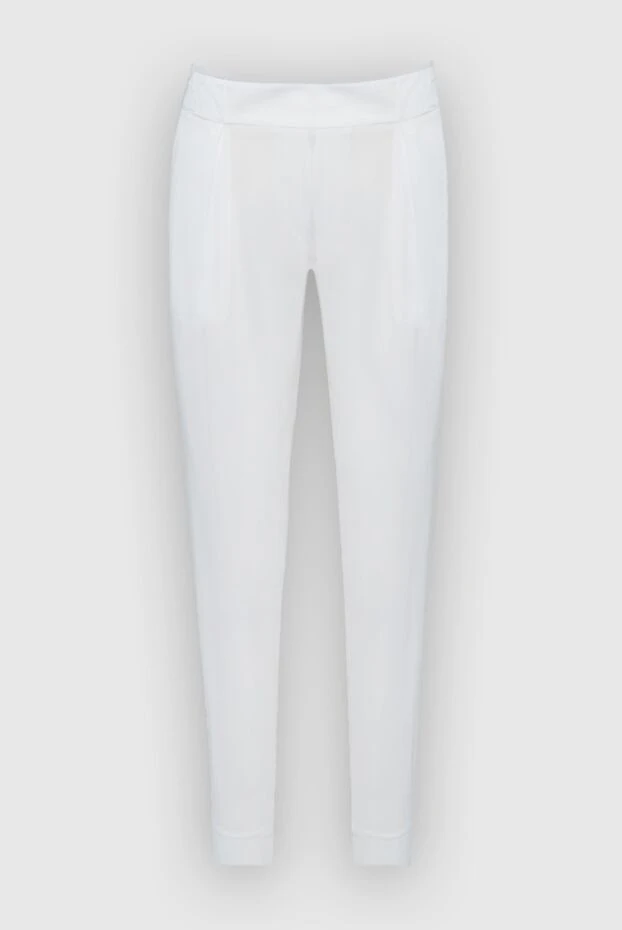 Lorena Antoniazzi жіночі штани з віскози білі жіночі купити фото з цінами 160722 - фото 1