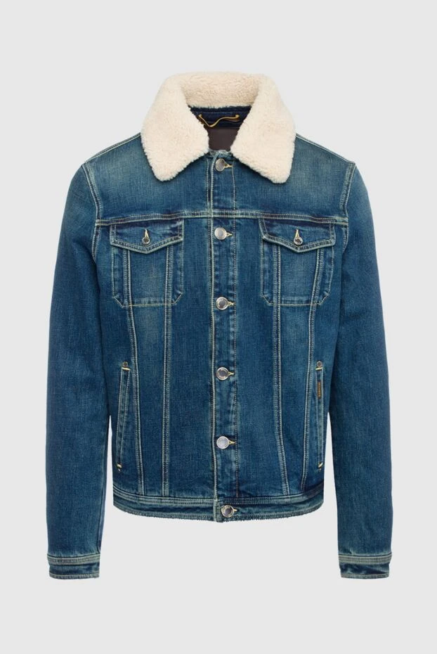 Moorer чоловічі джинсова куртка з бавовни і поліуретану синя чоловіча купити фото з цінами 160771 - фото 1