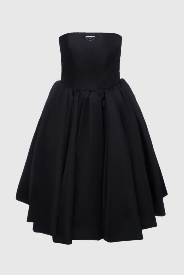 Prada женские платье из полиамида черное женское купить с ценами и фото 160784 - фото 1