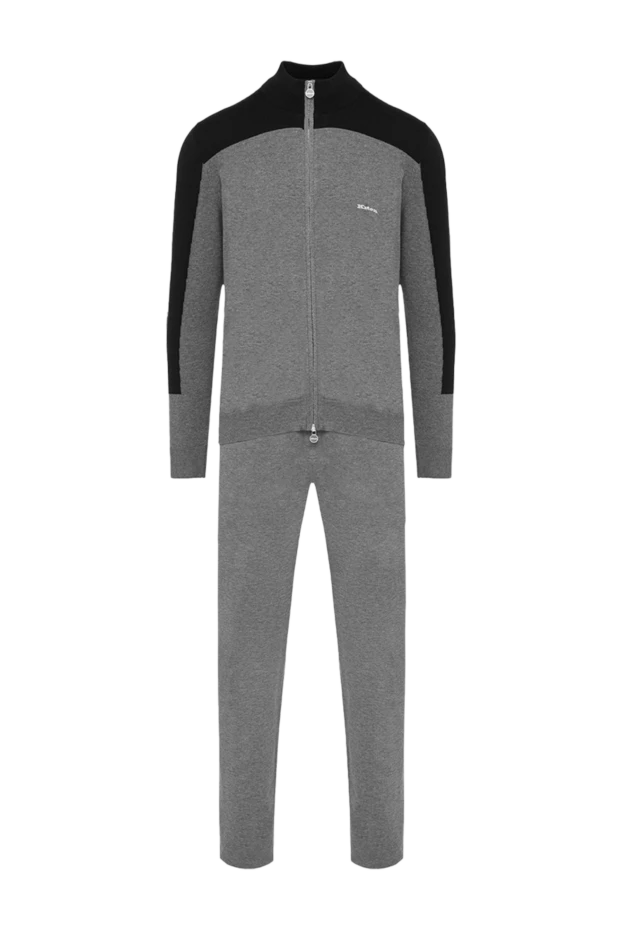 Kiton man gray men's cotton sports suit 160788 - photo 1