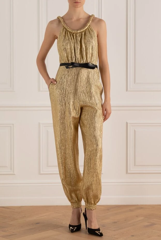 Fendi woman jumpsuit yellow for women 160854 - photo 2