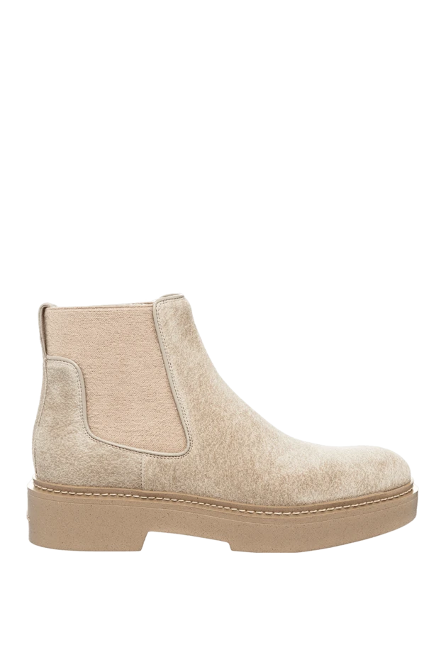 Santoni woman beige nubuck boots for women buy with prices and photos 160872 - photo 1