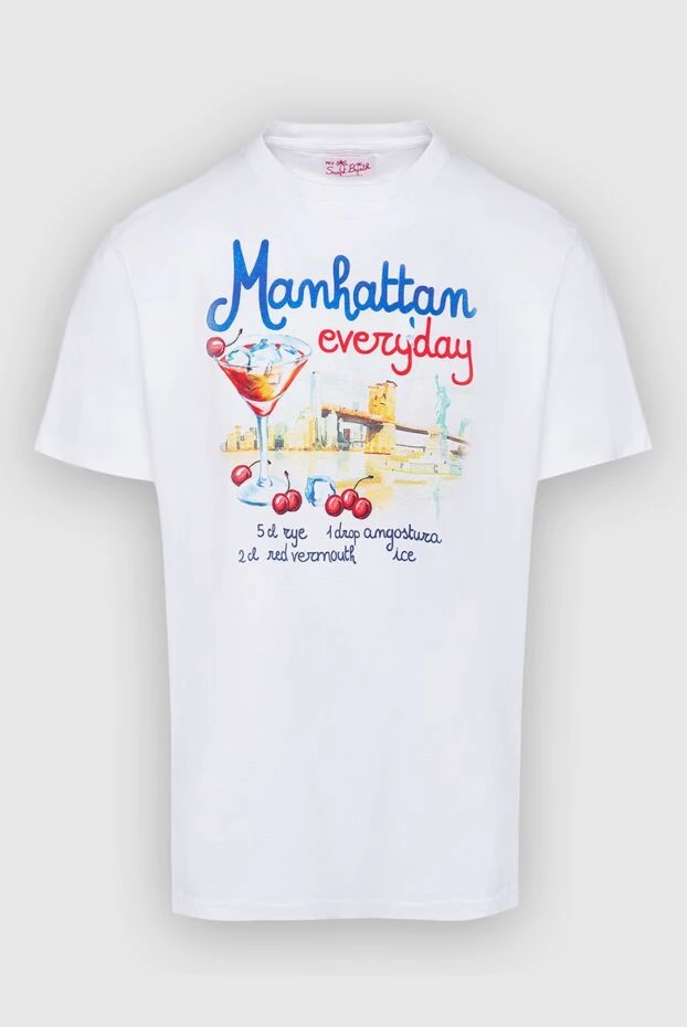 MC2 Saint Barth чоловічі футболка з бавовни біла чоловіча купити фото з цінами 160884 - фото 1