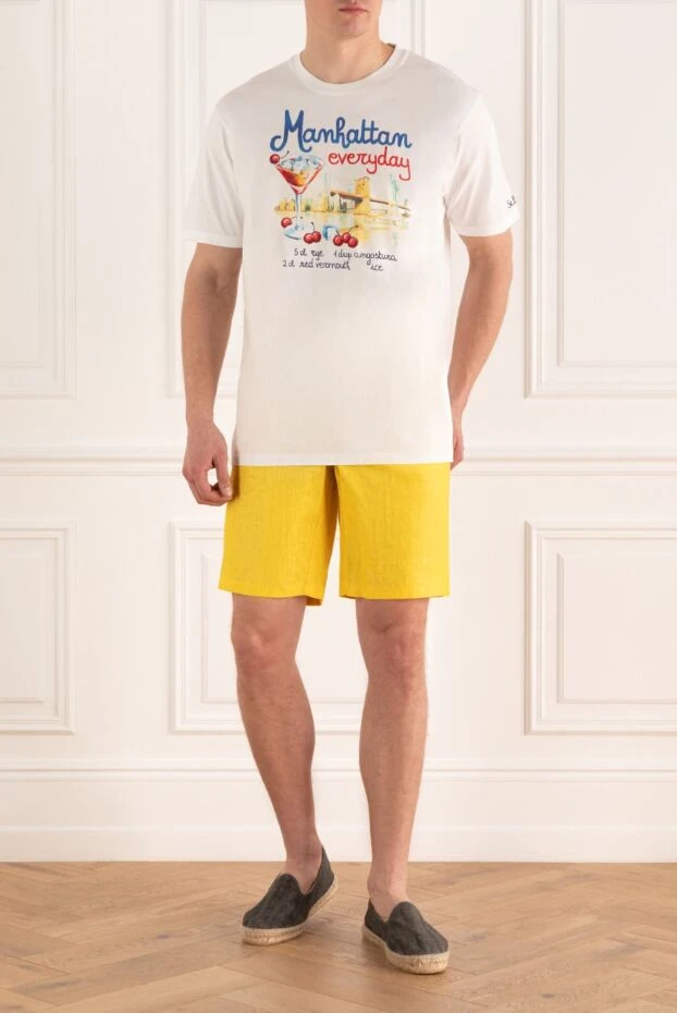 MC2 Saint Barth чоловічі футболка з бавовни біла чоловіча купити фото з цінами 160884 - фото 2