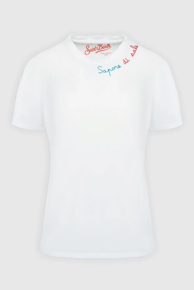 MC2 Saint Barth жіночі футболка з бавовни біла жіноча купити фото з цінами 160892 - фото 1