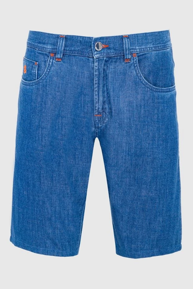 Scissor Scriptor мужские шорты из хлопка синие мужские купить с ценами и фото 160921 - фото 1
