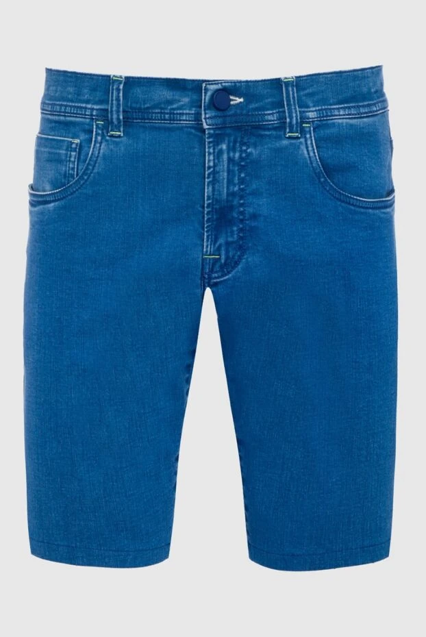 Scissor Scriptor мужские шорты из хлопка и полиуретана синие мужские купить с ценами и фото 160925 - фото 1