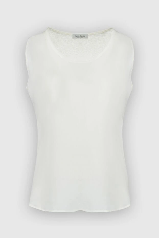 Gran Sasso женские блуза белая женская купить с ценами и фото 160937 - фото 1