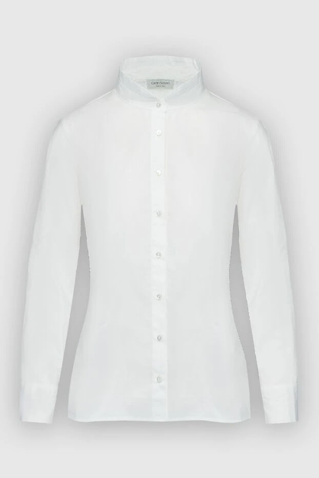 Gran Sasso женские рубашка из хлопка белая женская купить с ценами и фото 160958 - фото 1