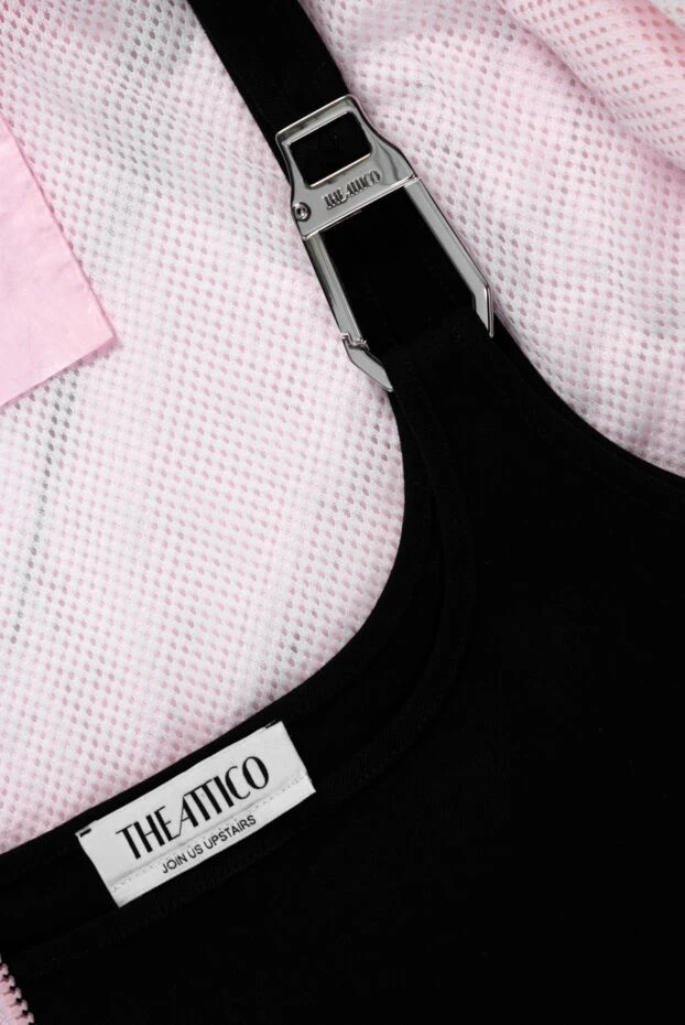 The Attico black top with wide straps and metal buckles 161026 - photo 2