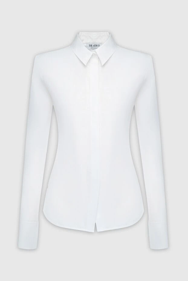 The Attico женские блуза из хлопка белая женская купить с ценами и фото 161033 - фото 1