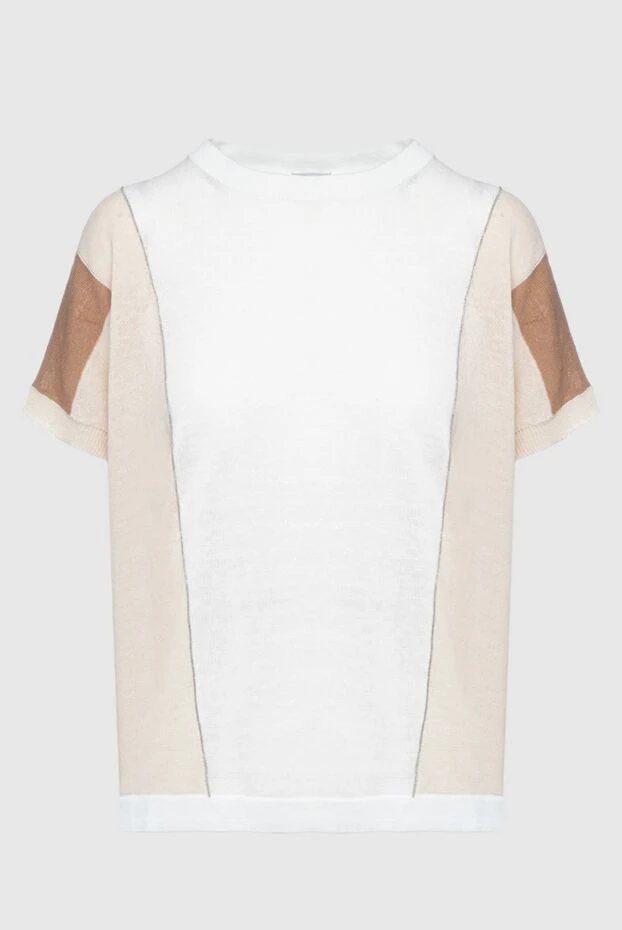 Peserico жіночі футболка з льону та бавовни біла жіноча купити фото з цінами 161050 - фото 1