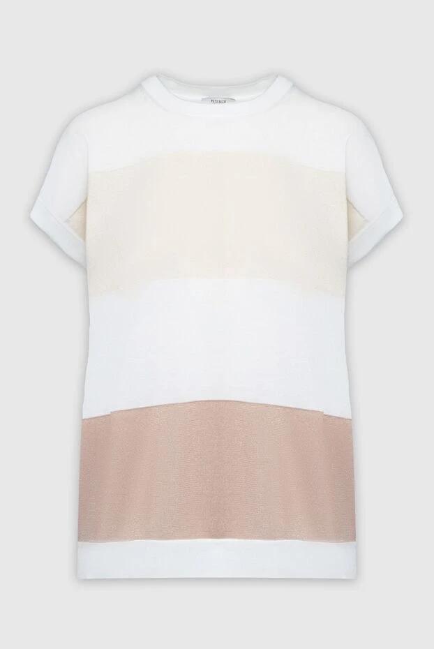 Peserico женские футболка из хлопка белая женская купить с ценами и фото 161051 - фото 1