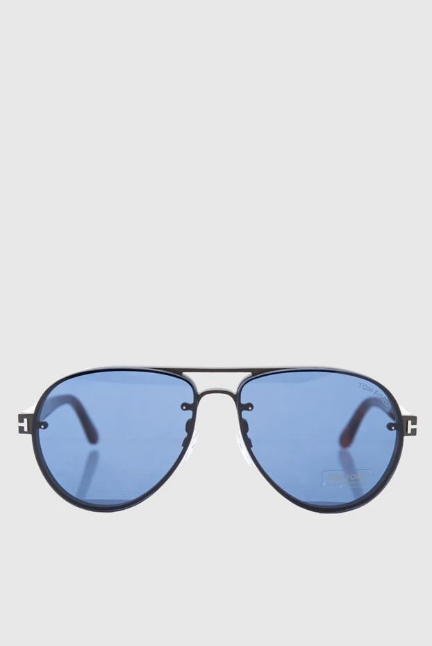 Tom Ford мужские очки солнцезащитные из металла и пластика синие мужские купить с ценами и фото 161111 - фото 1