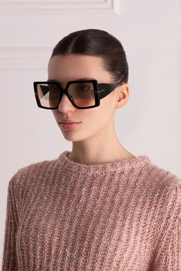 Tom Ford жіночі окуляри з пластику та металу чорні жіночі купити фото з цінами 161120 - фото 2