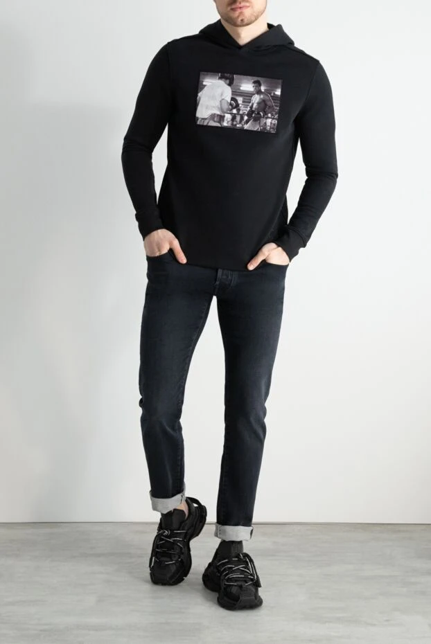 Limitato man men's cotton hoodie black buy with prices and photos 161209 - photo 2