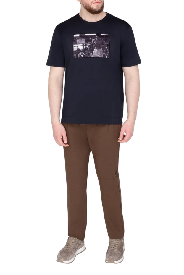Limitato gray cotton t-shirt for men 195814 - photo 2