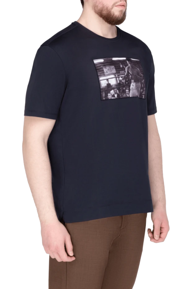 Limitato gray cotton t-shirt for men 195814 - photo 3