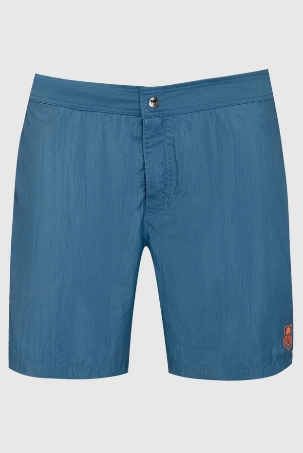 Corneliani blue polyester beach shorts for men 161244 - photo 1