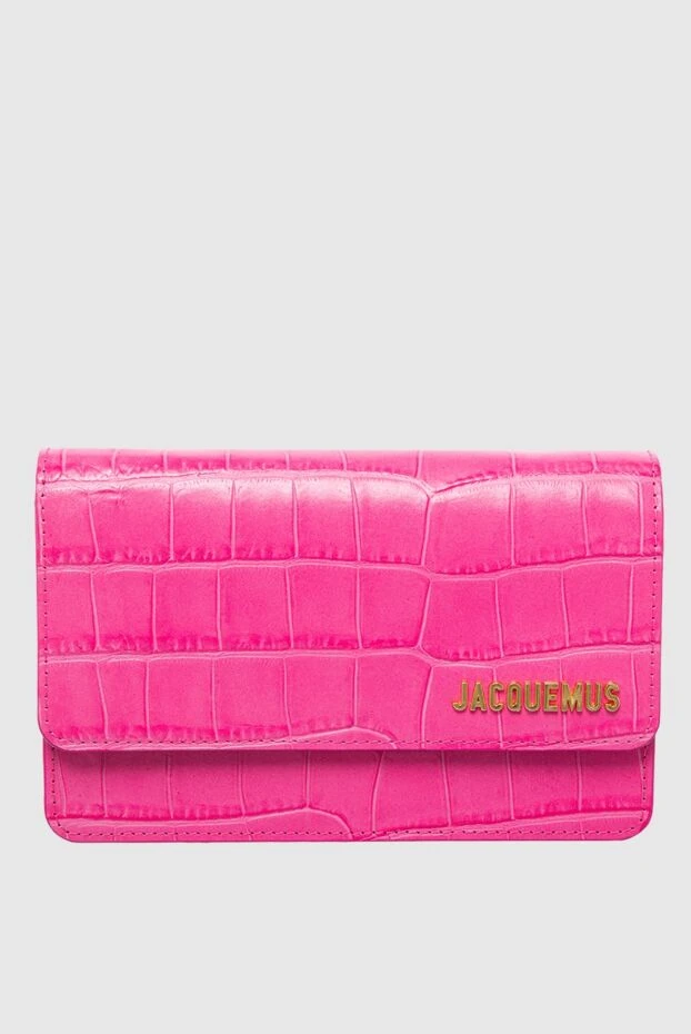 Jacquemus жіночі сумка зі шкіри рожева жіноча купити фото з цінами 161285 - фото 1