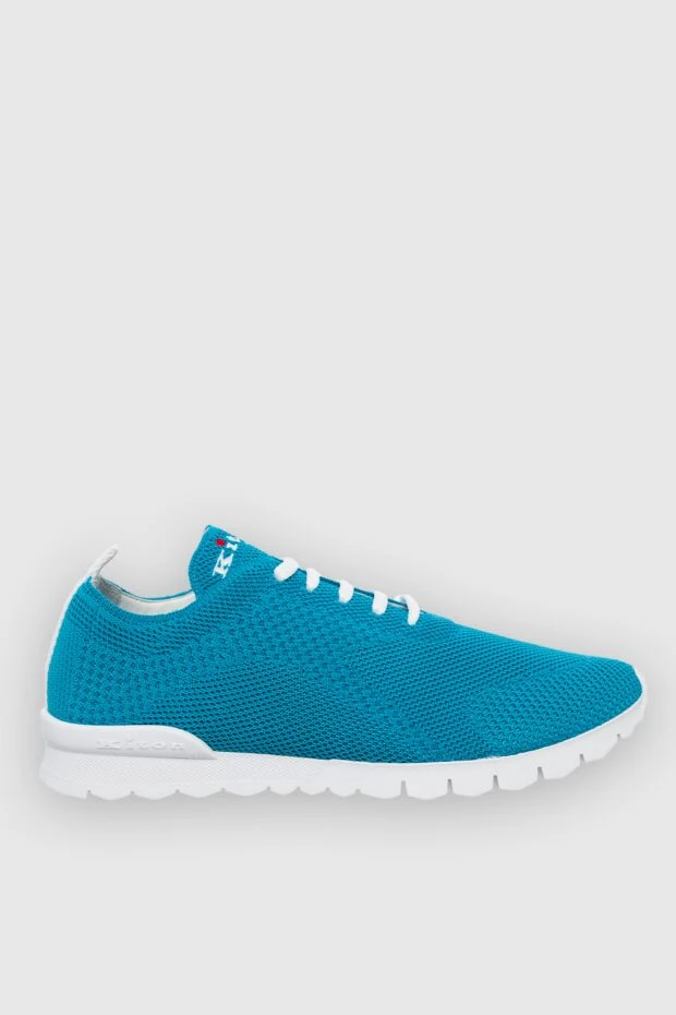 Kiton man blue cotton sneakers for men 161297 - photo 1