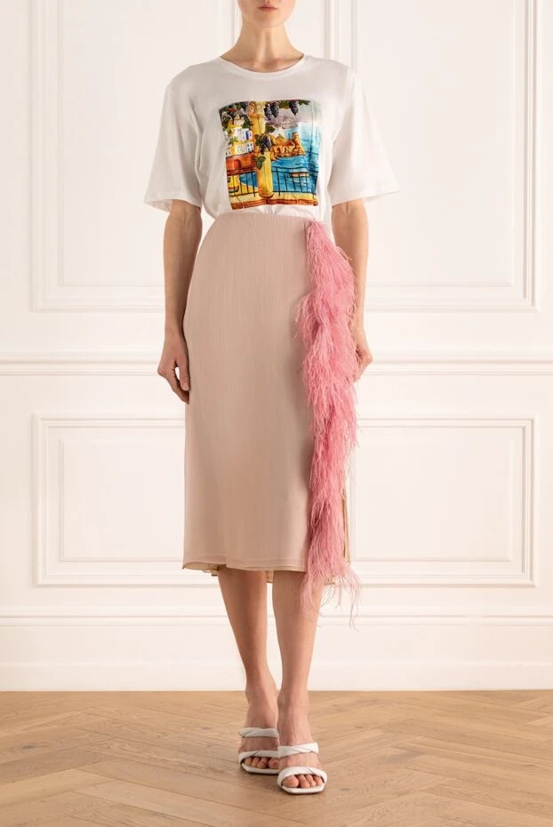 Prada woman pink silk skirt for women buy with prices and photos 161302 - photo 2