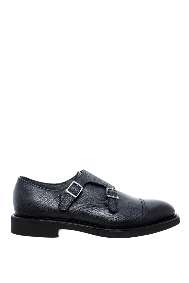 Doucal`s shoes for men made of leather blue 161305 - photo 1