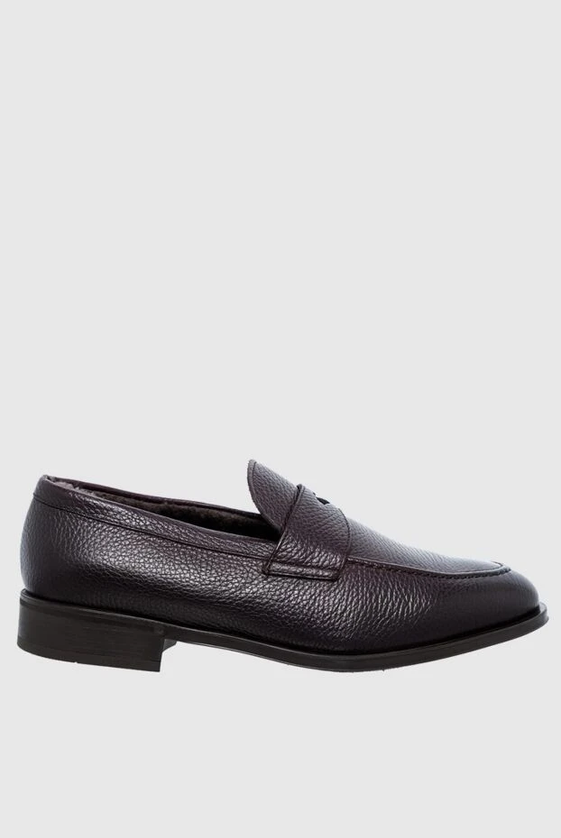 Doucal`s man black leather loafers for men buy with prices and photos 161310 - photo 1