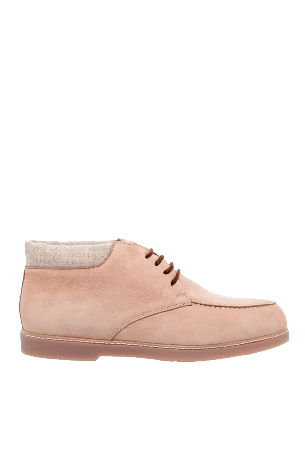 Doucal`s beige nubuck desert boots for men 161317 - photo 1