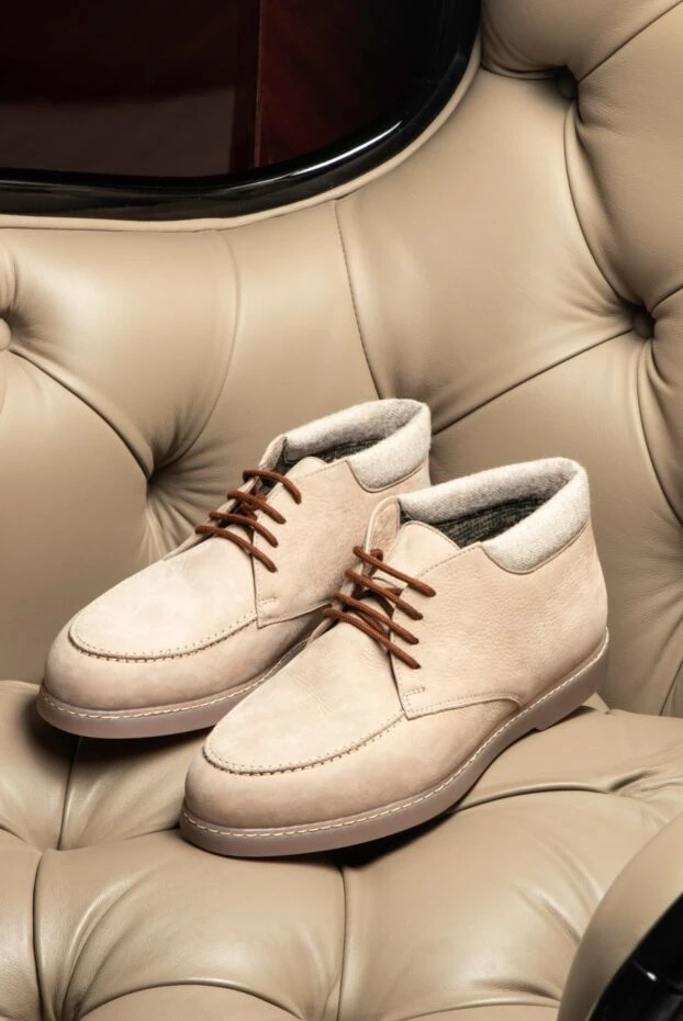 Дезерти з нубуку бежеві чоловічі - фото 2