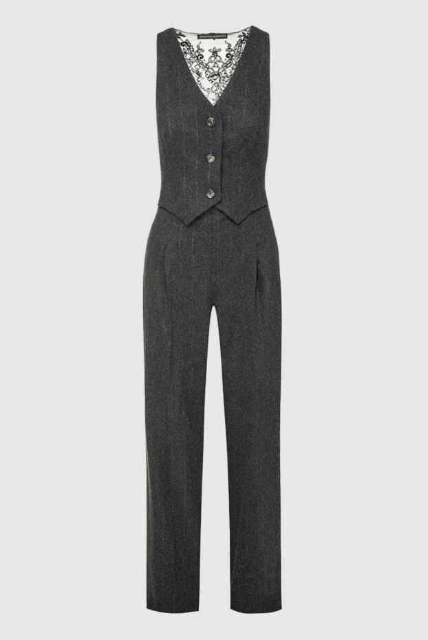 Ermanno Scervino woman gray overalls for women 161331 - photo 1