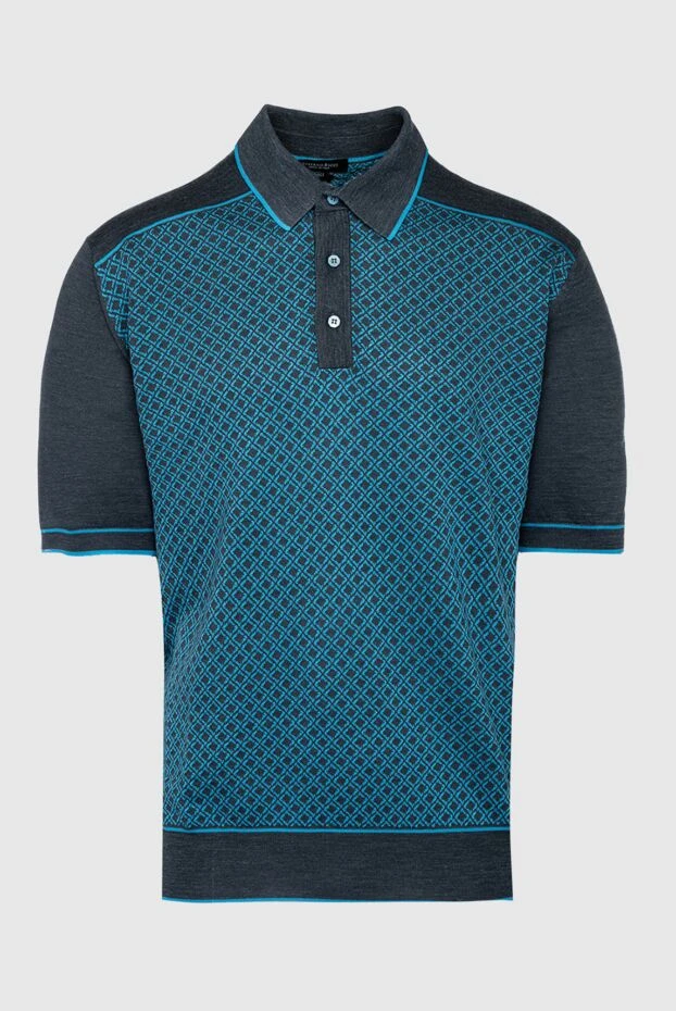 Stefano Ricci black cotton and silk polo for men 161354 - photo 1