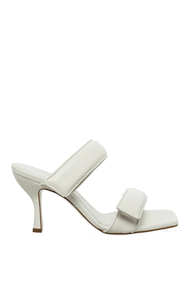 Gia Borghini woman white leather sandals for women 161387 - photo 1