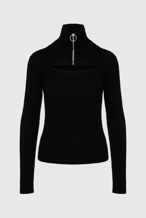 MSGM woman black acrylic and wool golf for women buy with prices and photos 161431 - photo 1