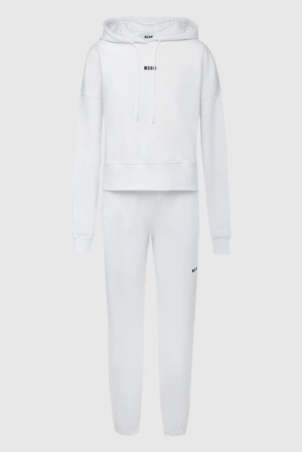 MSGM woman white women's walking suit made of cotton buy with prices and photos 161432 - photo 1