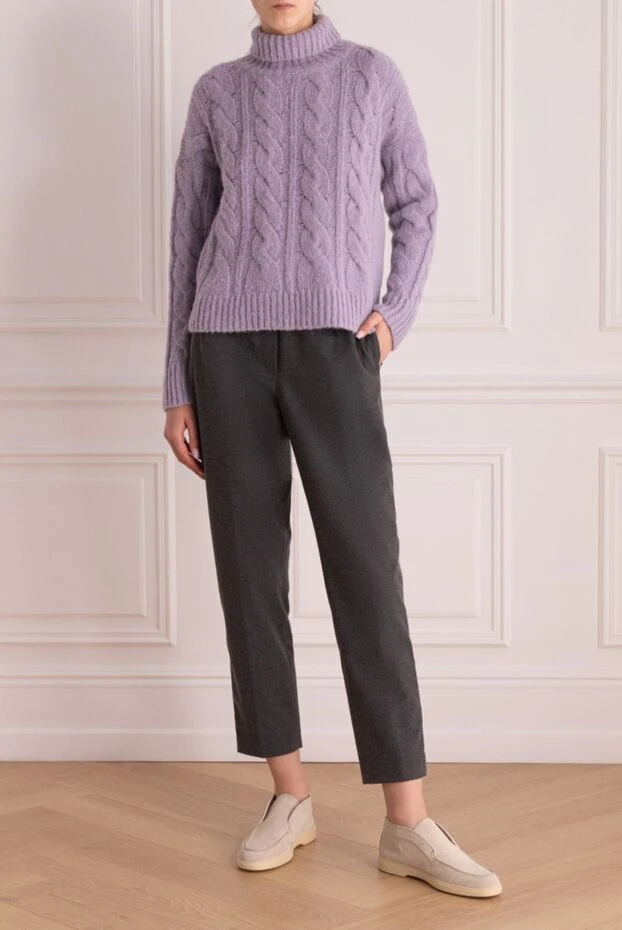 Peserico женские брюки серые женские купить с ценами и фото 161441 - фото 2