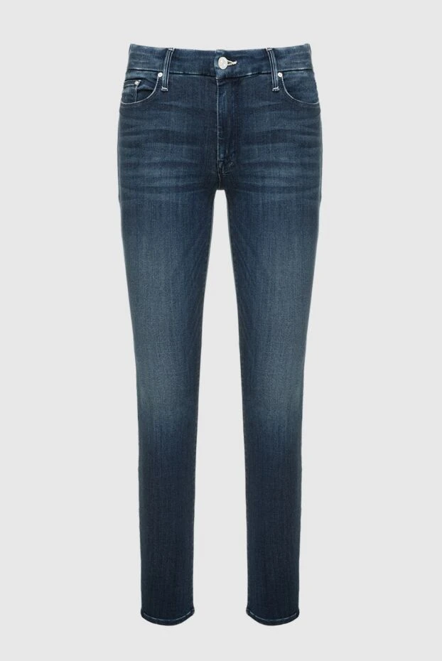 Mother Denim blue women's skinny jeans with a mid-rise 161466 - photo 1